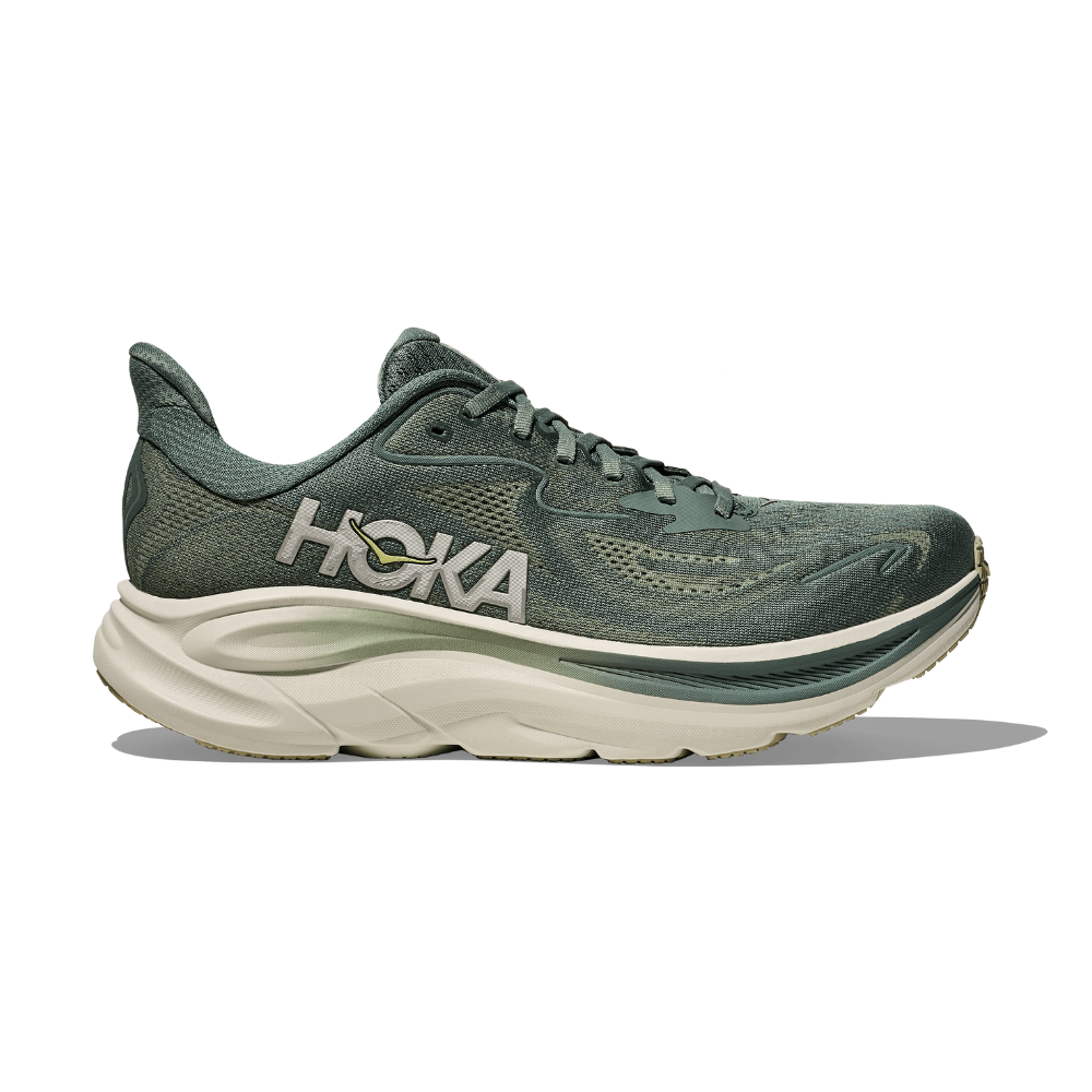 HOKA Men Clifton 10 Wide - Fern / Truffle Salt